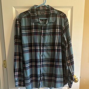 Eddie Bauer Plaid Button-Up Shirt
